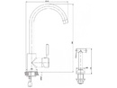 Черен кухненски смесител ICF 719612B (1)