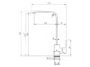 Стоящ смесител за кухня ICF 7107018B Мелания (1)