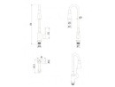 Черен смесител за кухня Havanna Black ICF 7108223 (1)