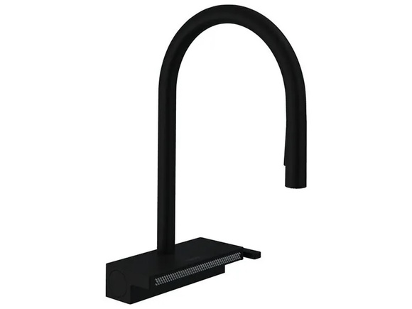 Смесителна батерия за кухня Aquno Select M81 170 Pull-Out Black Matt