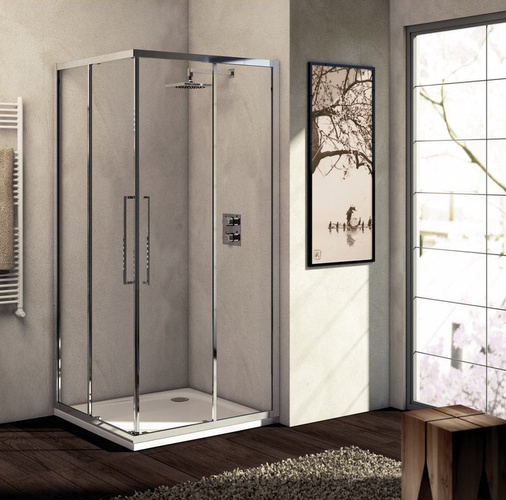 Квадратна душ кабина Kubo за баня 110x110 см