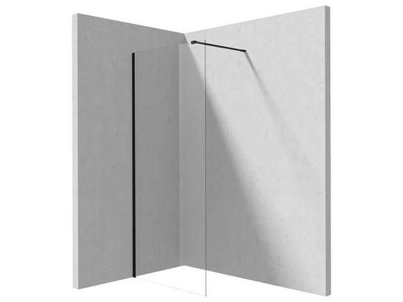 Параван за баня Prizma Nero 100x195см