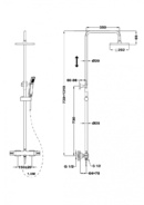 Душ колона Soller 200 - с термостат (1)