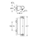 Термостатичен смесител за душ Grohtherm 2000 (1)