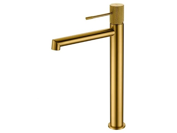 Смесителна батерия за мивка Line Brushed Gold