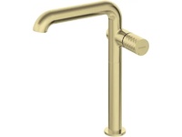 Стилен смесител за умивалник Silia Hexa Brushed Gold