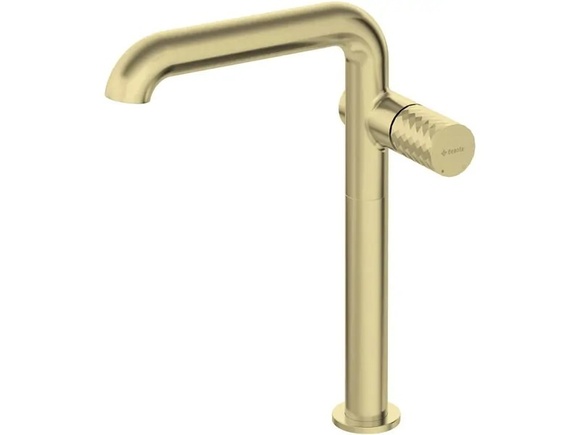 Стилен смесител за умивалник Silia Hexa Brushed Gold