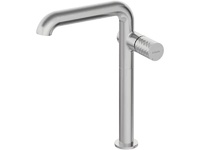 Стилен смесител за умивалник Silia Hexa Brushed Steel