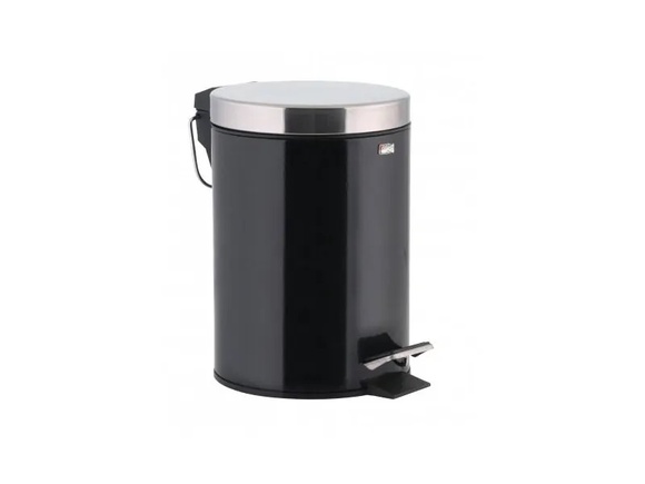 Стилен кош за баня Messina Black 3 литра