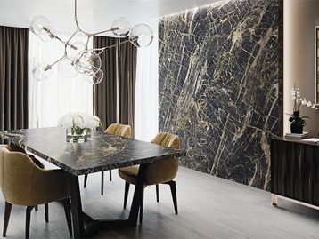 Калиброван гранитогрес серия Golden Black